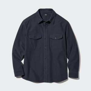 Mens Uniqlo Jersey Utility Overshirt Size Large